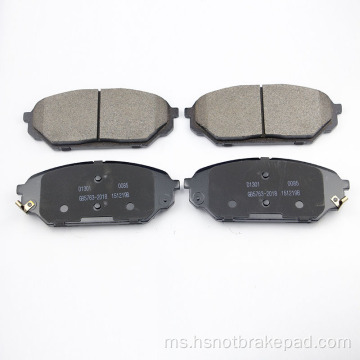 D1301High berkualiti Hyundaivelax Pad Brake Seramik Depan